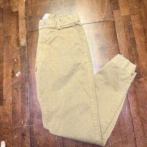 Flint & Tinder Mens 365 Jogger Chino Khaki Pants Size 30x30 Canvas Twill Casual